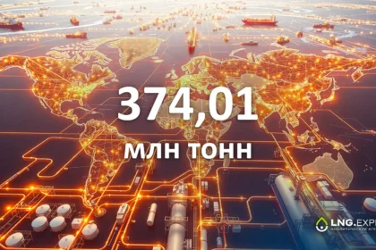 ФСЭГ: глобальный объем поставок СПГ в 2024 году уже достиг 374,01 млн тонн
