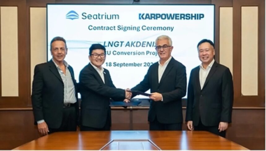 Seatrium получила контракт на преобразование FSRU от Excelerate Energy